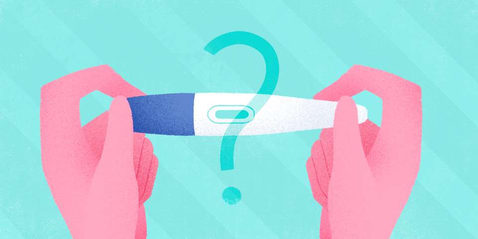 test de grossesse avec une question